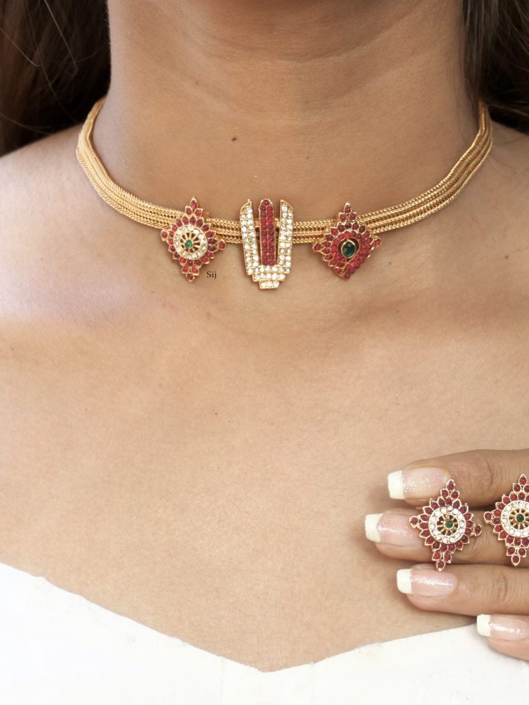 Sangu Chakra Namam Choker ACCIC02231