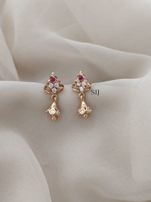Stone Antique Screw Back Jhumkas ARJIE02598