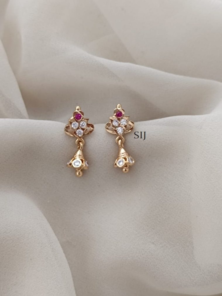 Stone Antique Screw Back Jhumkas ARJIE02598