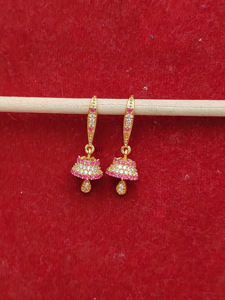 Stone Hook Jhumkas DHEIE02511