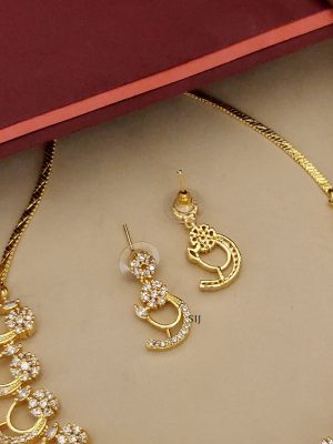 White Stone Necklace ABDIN02098