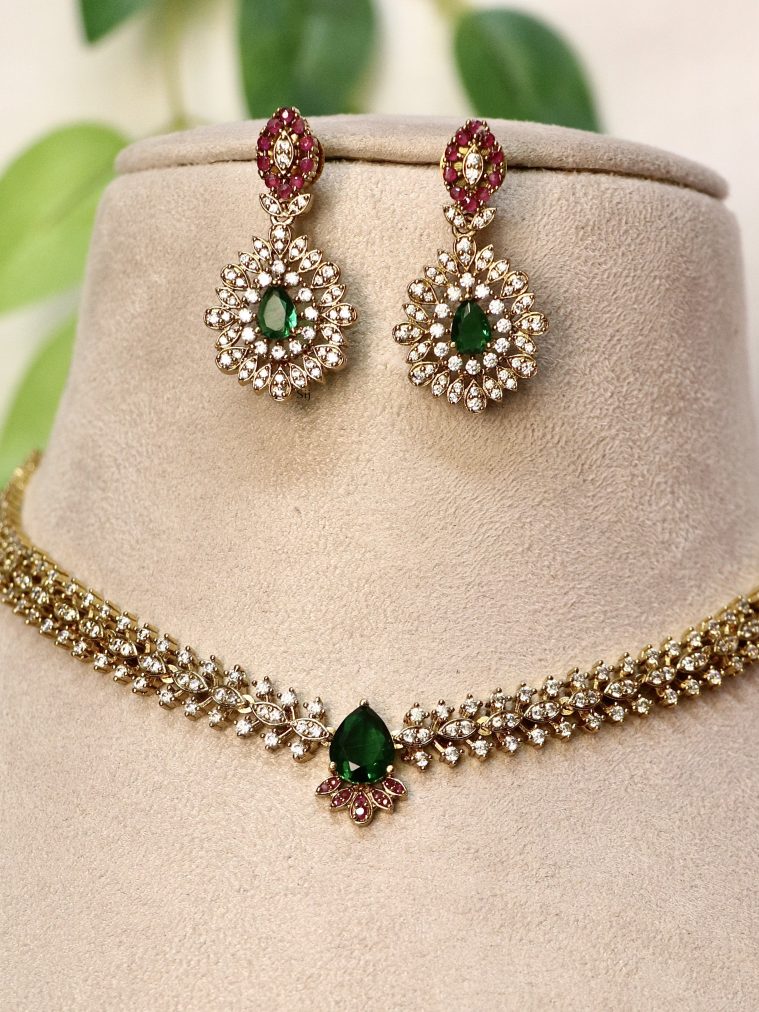 White Stone Necklace ACCIN02271