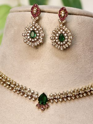 White Stone Necklace ACCIN02271