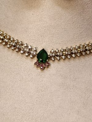 White Stone Necklace ACCIN02271
