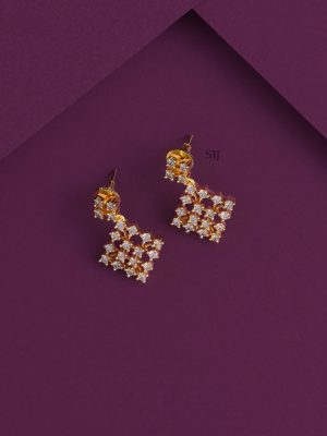 White Stone Necklace AADIN01335