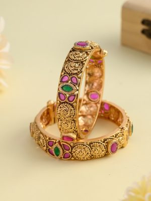 Antique Kada Bangles AADIB01354