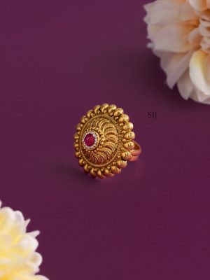 Antique Adjustable Finger Ring AADIF01417