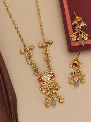 Pachi Kundan Pendant Chain ABDIPC02155