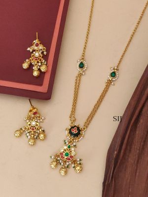 Pachi Kundan Pendant Chain ABDIPC02156