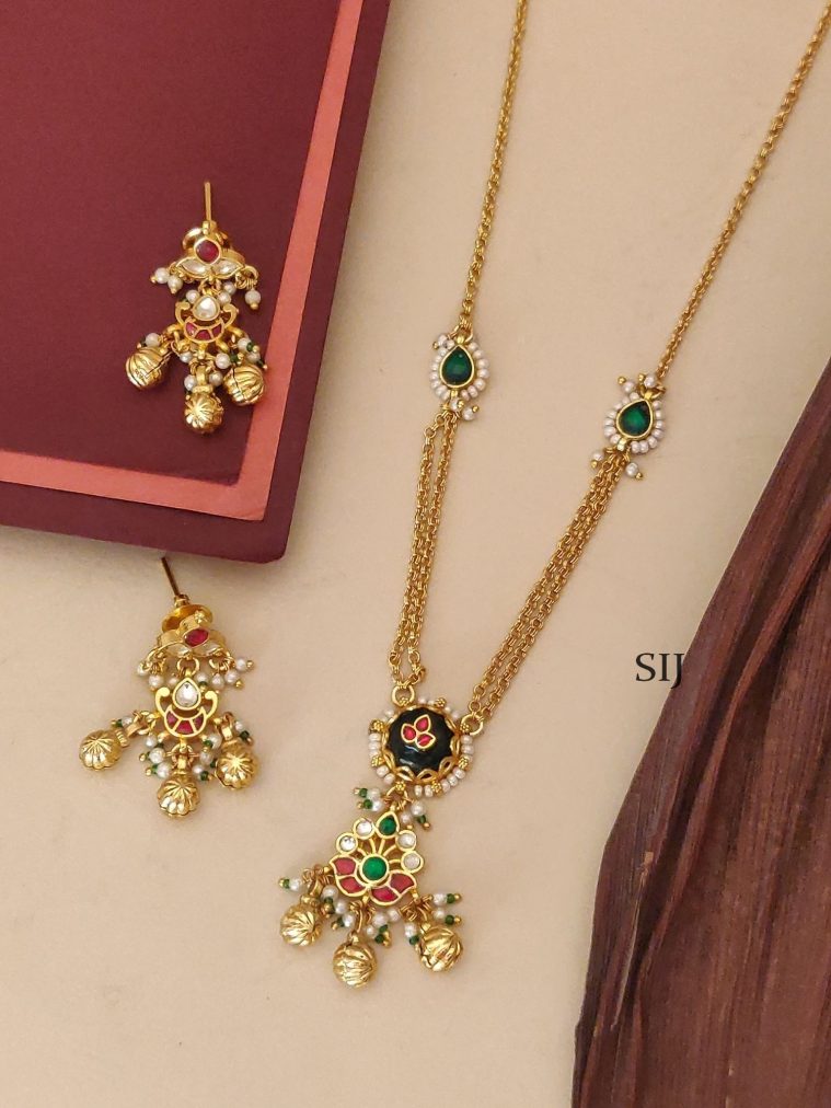 Pachi Kundan Pendant Chain ABDIPC02156
