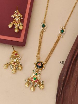 Pachi Kundan Pendant Chain ABDIPC02156