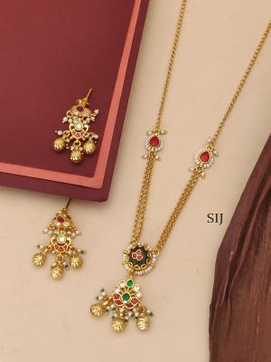 Pachi Kundan Pendant Chain ABDIPC02157