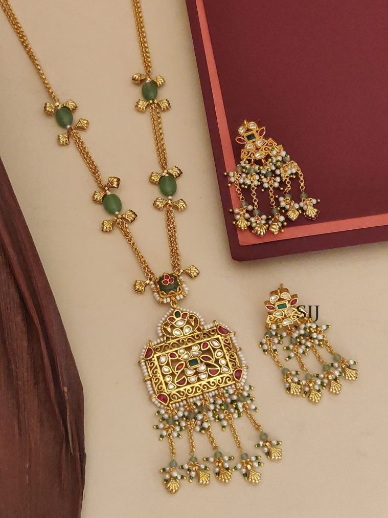 Pachi Kundan Pendant Chain ABDIPC02158