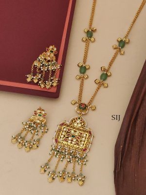 Pachi Kundan Pendant Chain ABDIPC02158