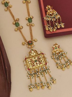 Pachi Kundan Pendant Chain ABDIPC02158