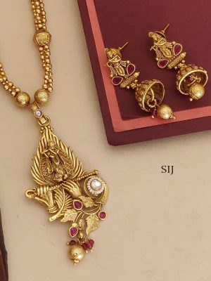 Stone Krishna Pendant Chain ABDIPC02159