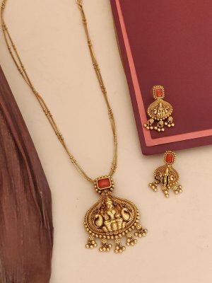 Lakshmi Antique Pendant Chain ABDIPC02163
