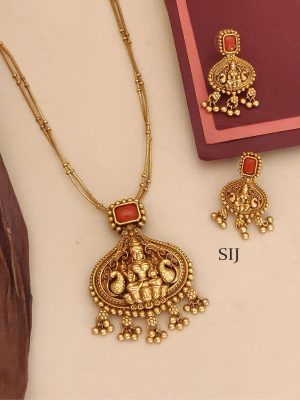 Lakshmi Antique Pendant Chain ABDIPC02163