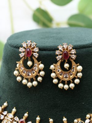 Stone Chandbali Necklace ACCIN02321
