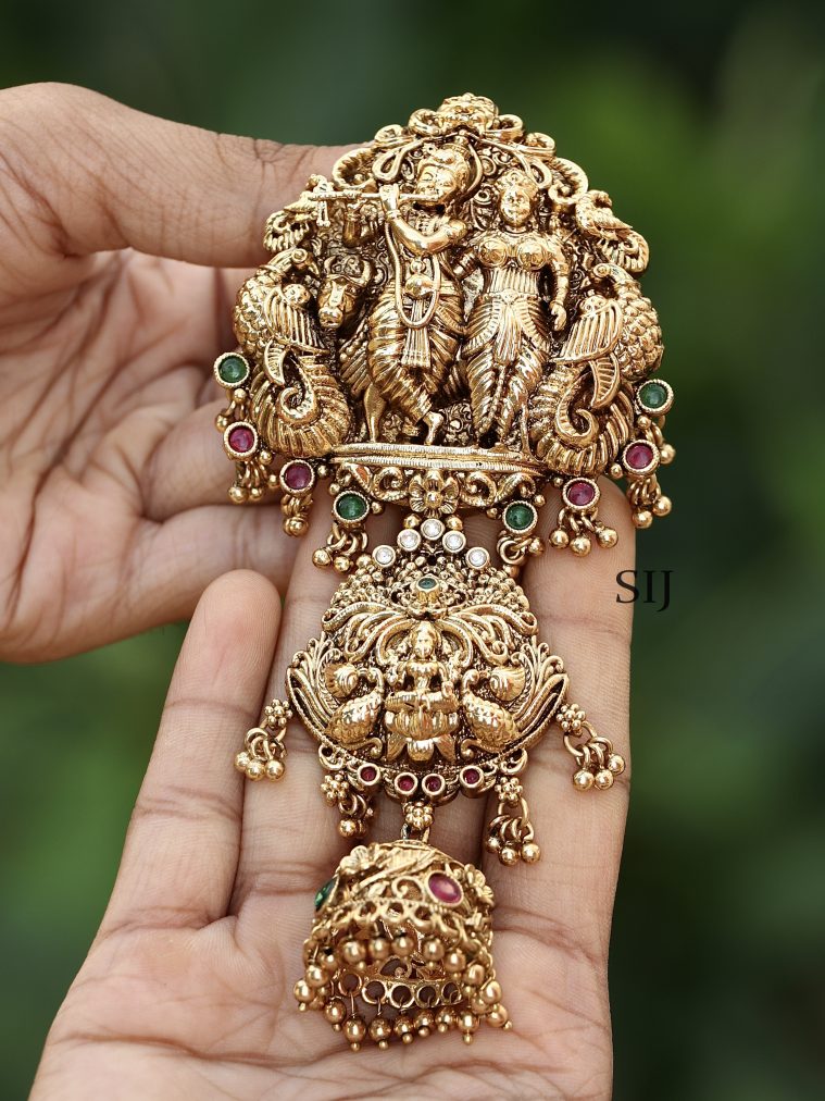 Radha Krishna Antique Jada Billa ACCIHA02337