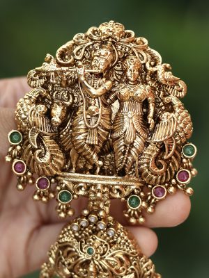 Radha Krishna Antique Jada Billa ACCIHA02337