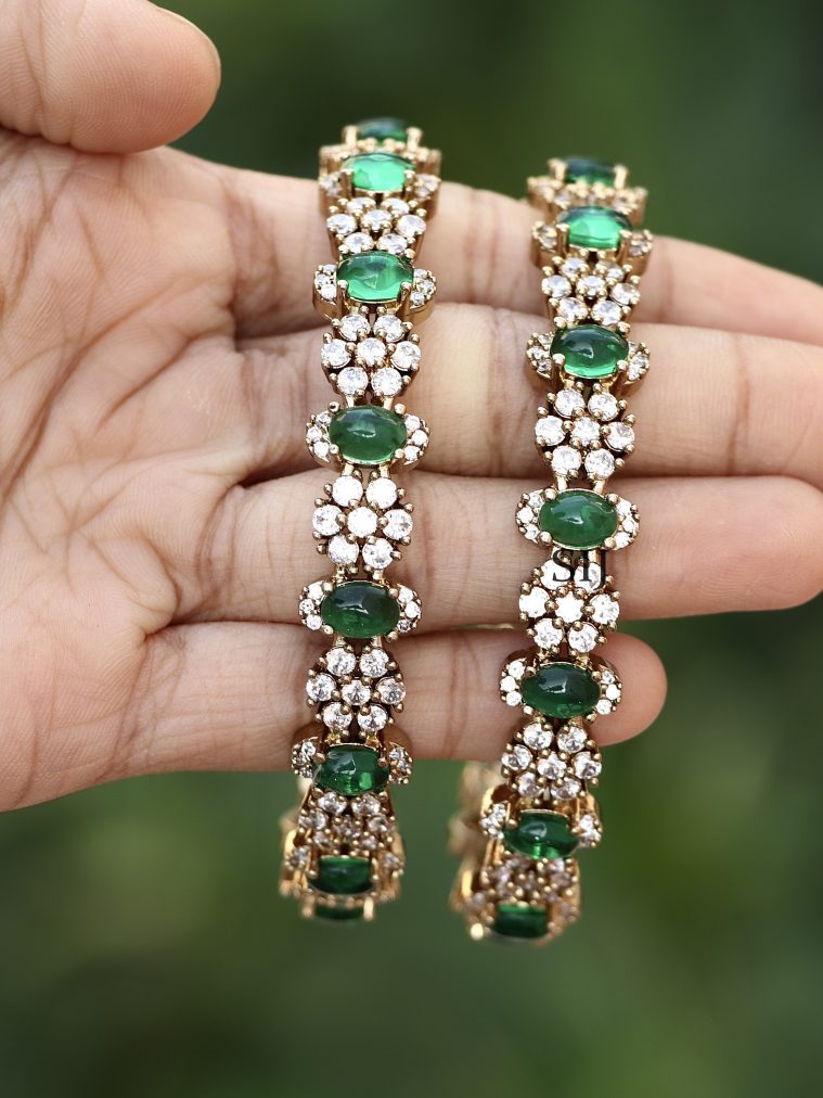 Emerald Victorian Bangles ACCIB02342