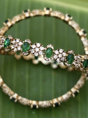 Emerald Victorian Bangles ACCIB02342