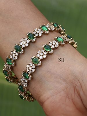 Emerald Victorian Bangles ACCIB02342