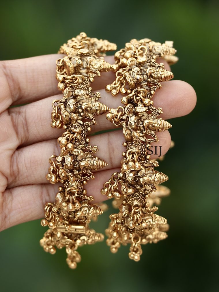 Ganesh Antique Bangles ACCIB02343