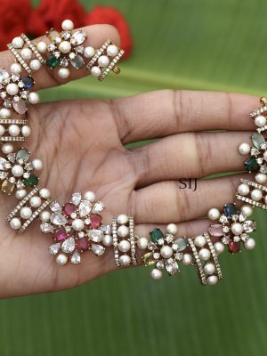 Stone Pearl Necklace ACCIN02346