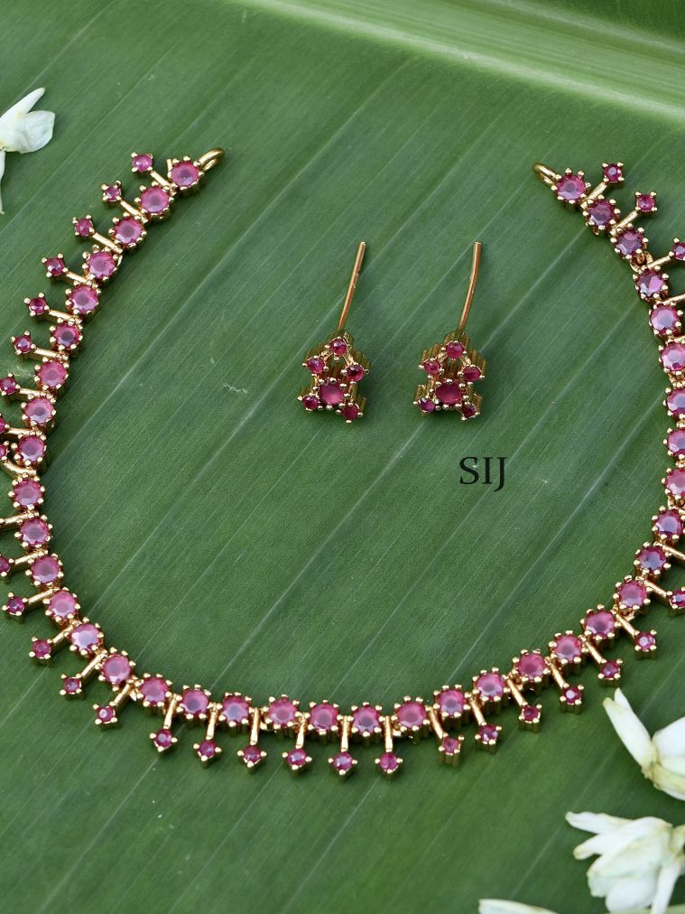 Ruby Necklace ACCIN02356