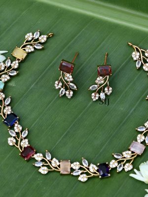 Multi Stone Necklace ACCIN02357