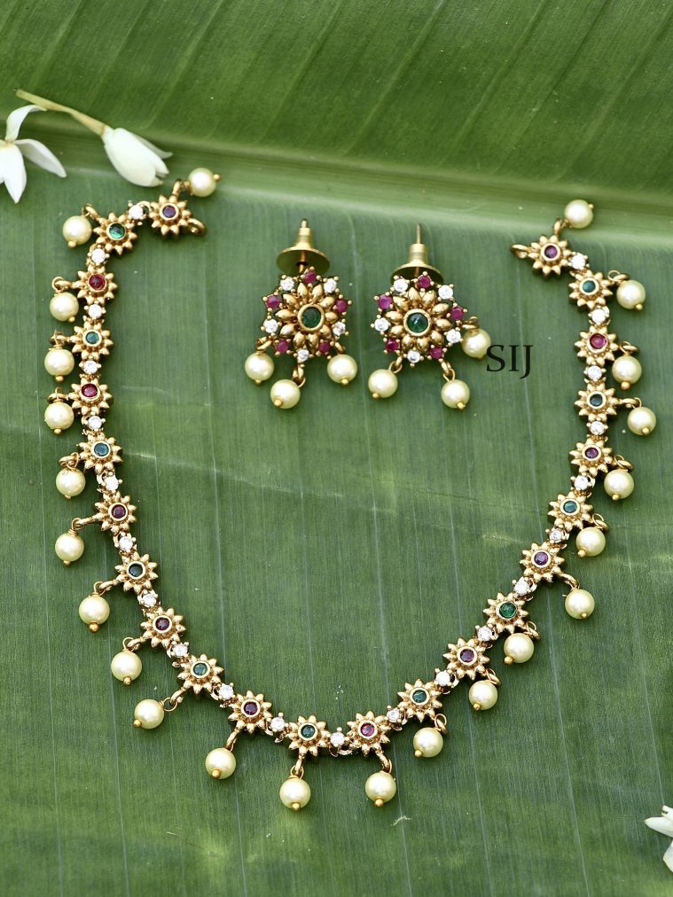Pearl Stone Necklace ACCIN02364