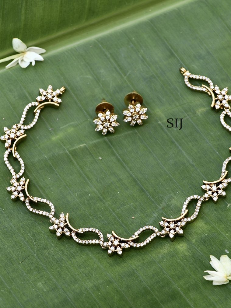 White Stone Necklace ACCIN02366