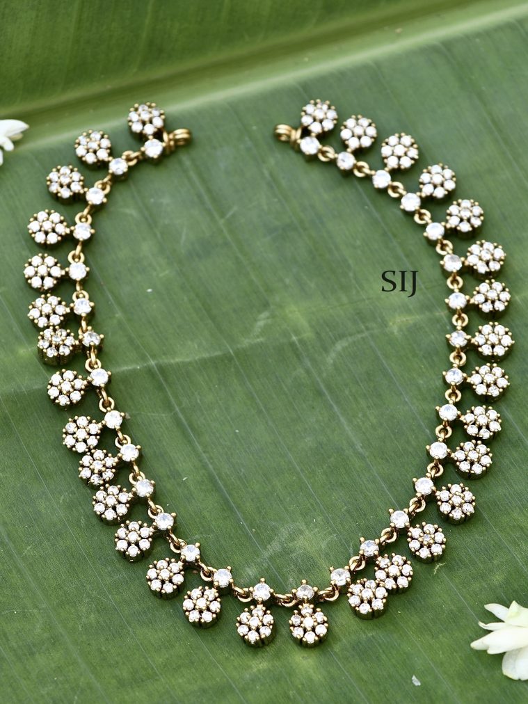 White Stone Necklace ACCIN02367