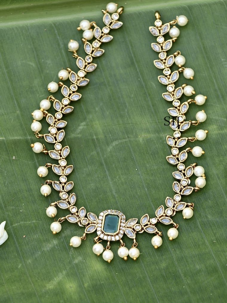 White Stone Necklace ACCIN02369