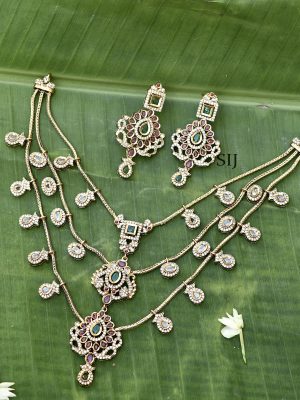 Layered Stone Necklace ACCIN02372