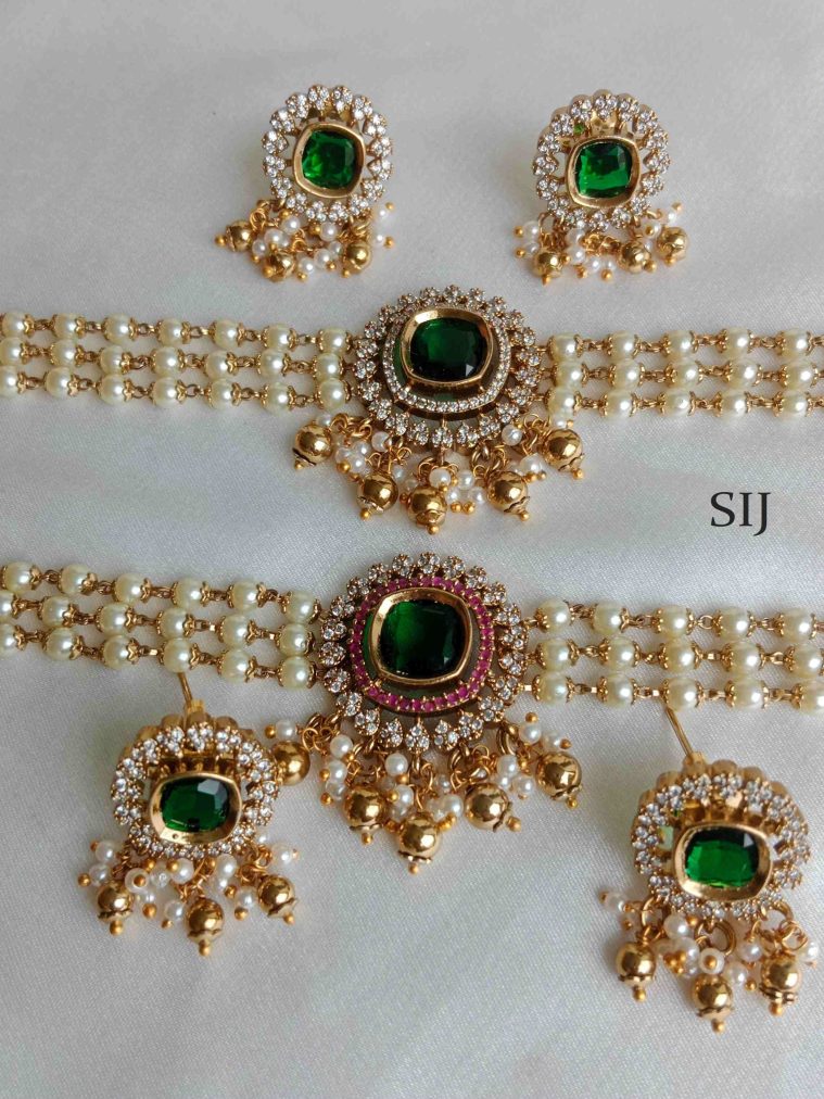 Pearl Stone Choker SPAIC02479