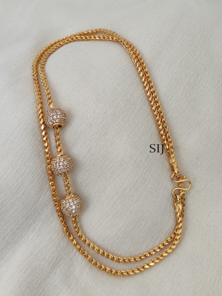 Stone Mugappu Chain DHEIMC02528