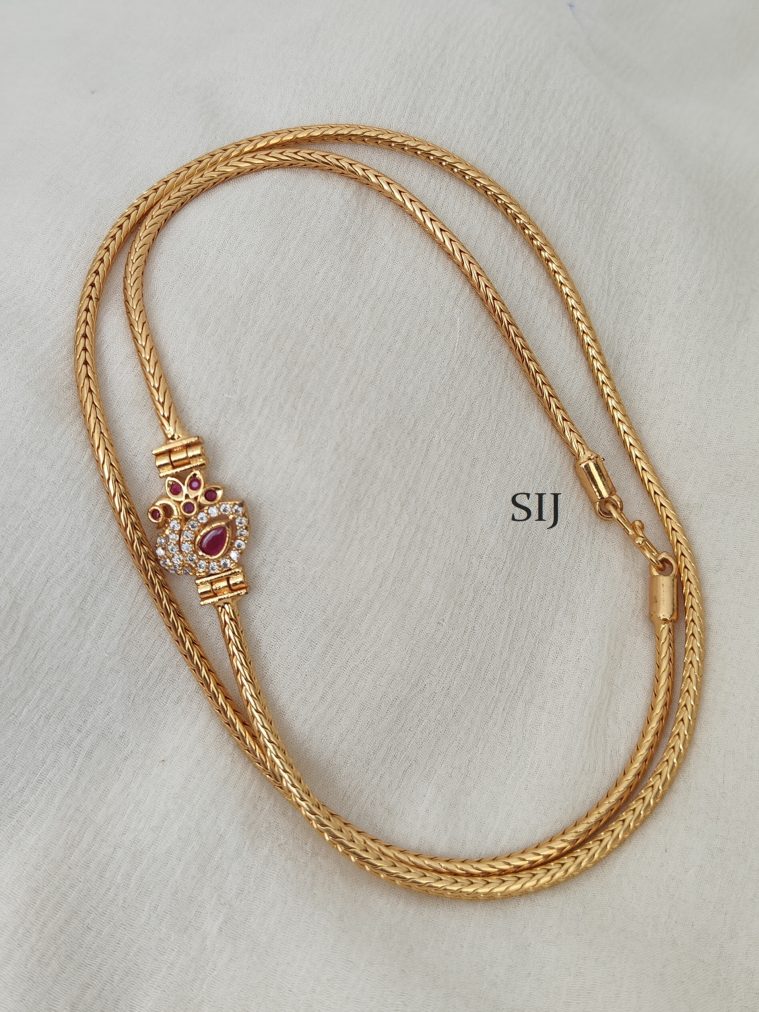 Stone Mugappu Chain DHEIMC02531