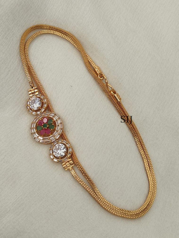 Stone Mugappu Chain DHEIMC02538