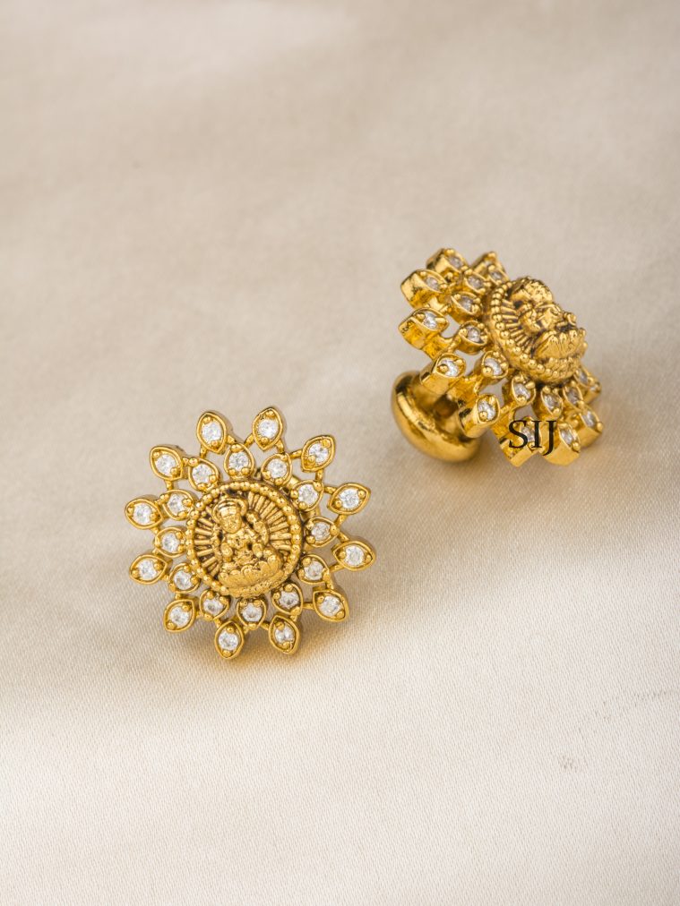 Lakshmi Stone Ear Studs ALAIE00027