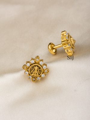 Lakshmi Stone Ear Studs ALAIE00028