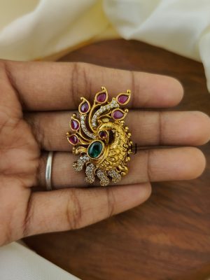 Saree Pin (Saree Brooch) AJPIS03220