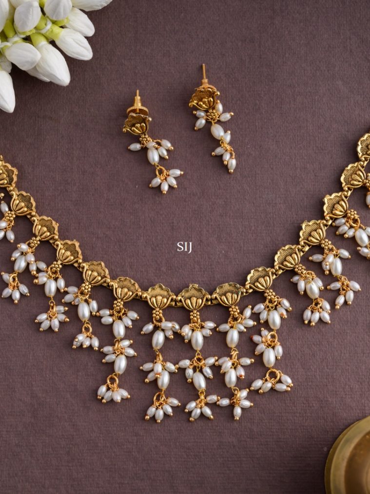 Pearl Guttapusalu Necklace AJPIN03329