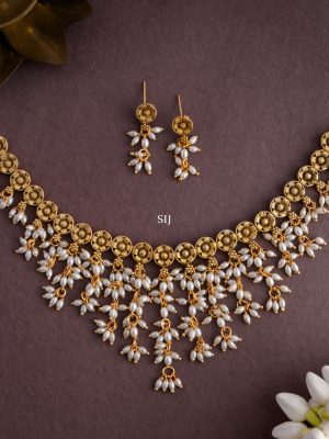 Pearl Guttapusalu Necklace AJPIN03332