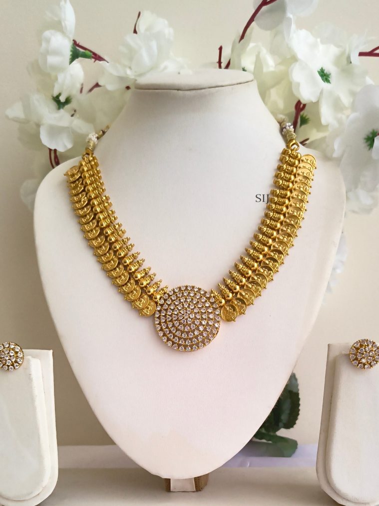 Lakshmi Coin Temple Choker ELEIC00054