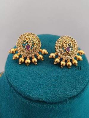 AD Stones Peacock Necklace LADIN00868