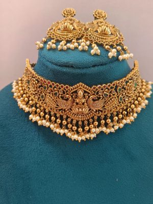 "Lakshmi Peacock Choker LADIC00884 "