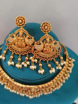"Lakshmi Peacock Choker LADIC00884 "